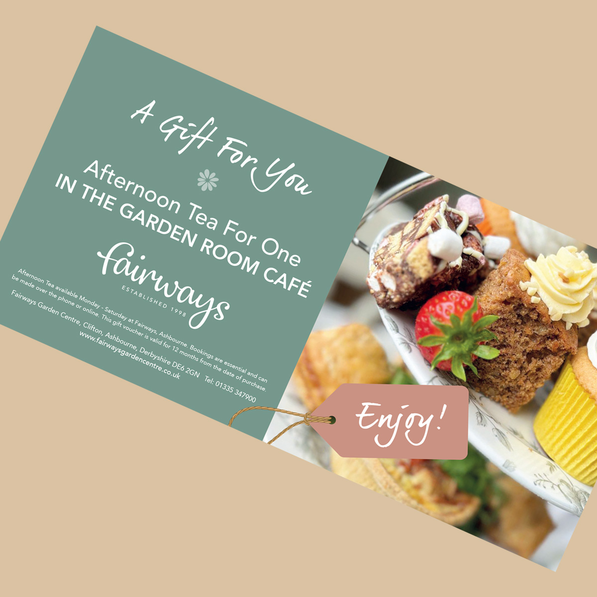 Fairways Afternoon Tea Gift Vouchers Buy Online